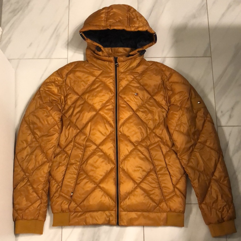 Men’s Tommy Hilfiger Hooded Quilted Bomber Jacket